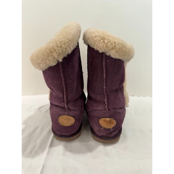 EMU Kungala Australia Mini Pull On Winter Purple Suede Boots EU 36 US 6 K4 - Picture 6 of 10